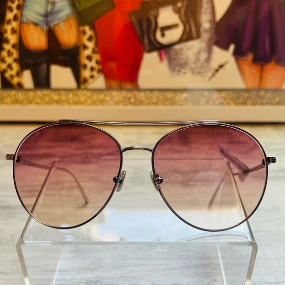 FINAL SALE💫Tom Ford
Women's Cleo 59mm Sunglasses - Picture 5 of 16